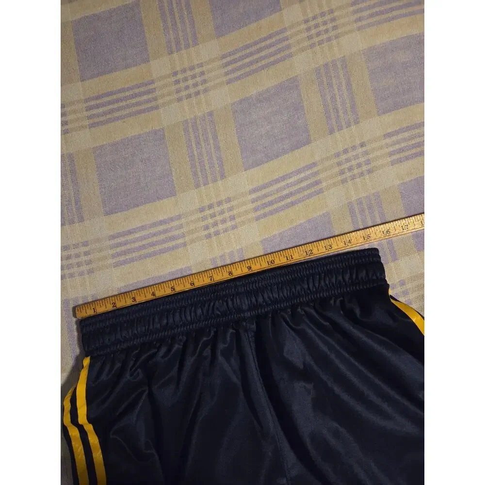 Vintage Adidas Pants Mens XXL Blue Tearaway Snap Breakaway Pacers 2XL Team Issue